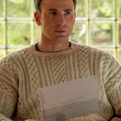 Chris Evans Knives Out Sweater