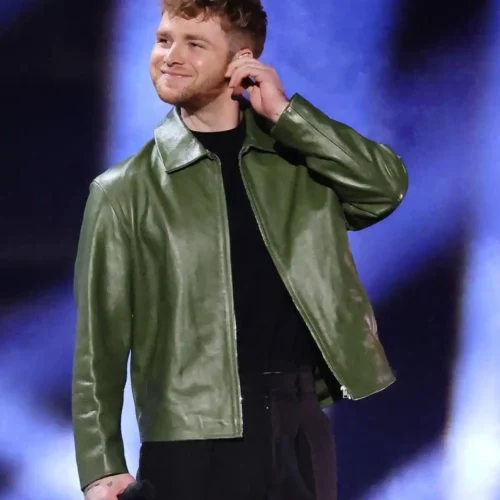 Alex Warren IHeartRadio Z100’s Jingle Ball 2025 Leather Jacket